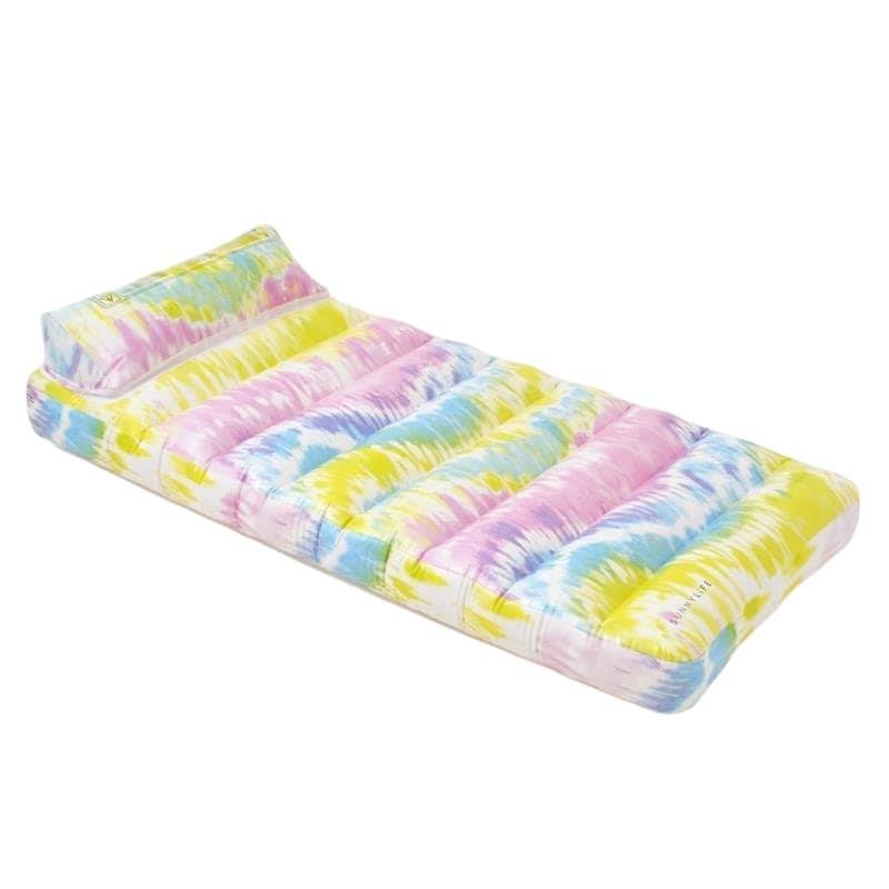 Sunnylife - Dmuchany materac do pływania  Tube Lilo - Tie Dye Sorbet