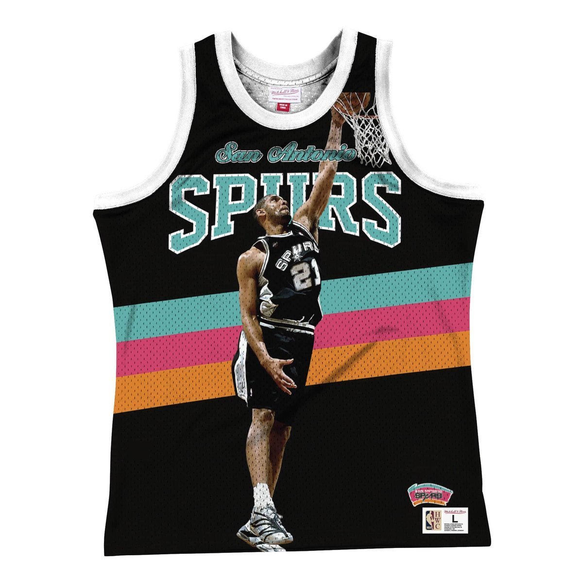 Mitchell & Ness Koszulka bezrękawnik NBA San Antonio Spurs Tim Duncan