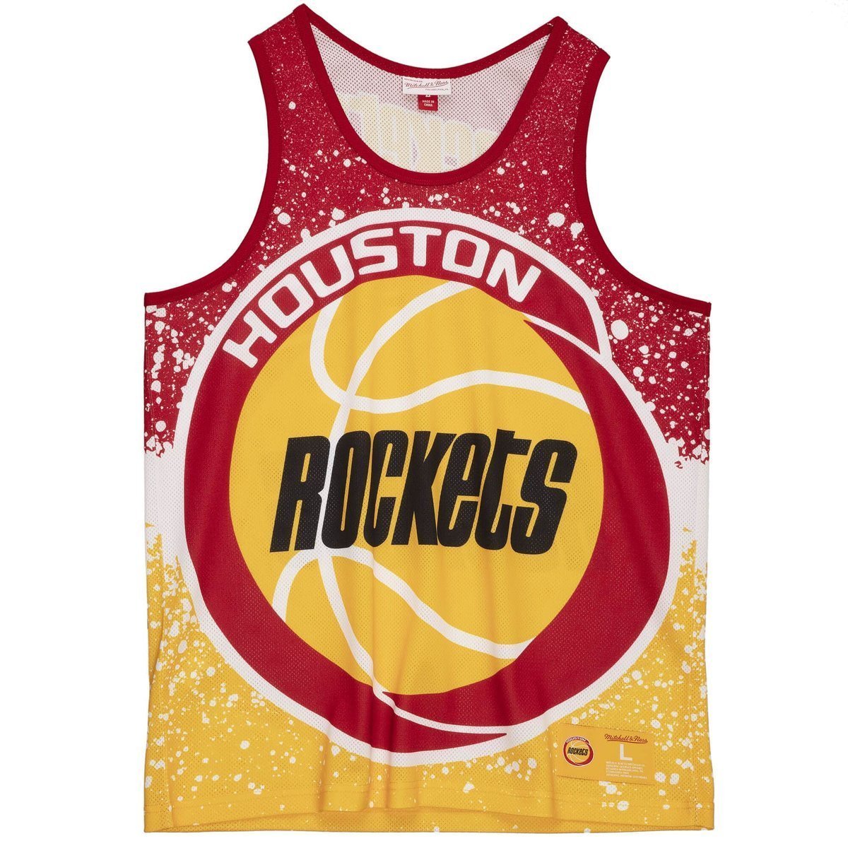 Koszulka męska bezrękawnik Mitchell & Ness NBA Houston Rockets Tank Top-L