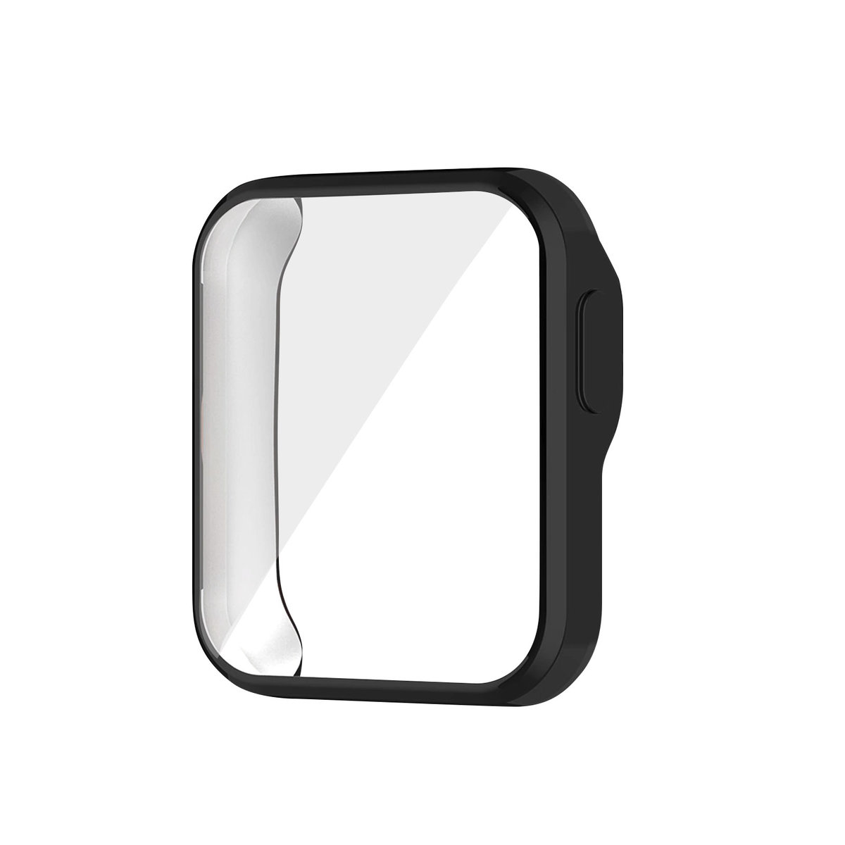 Etui do Xiaomi Redmi Watch i Mi Watch Lite Full Touch Silikonowe czarne