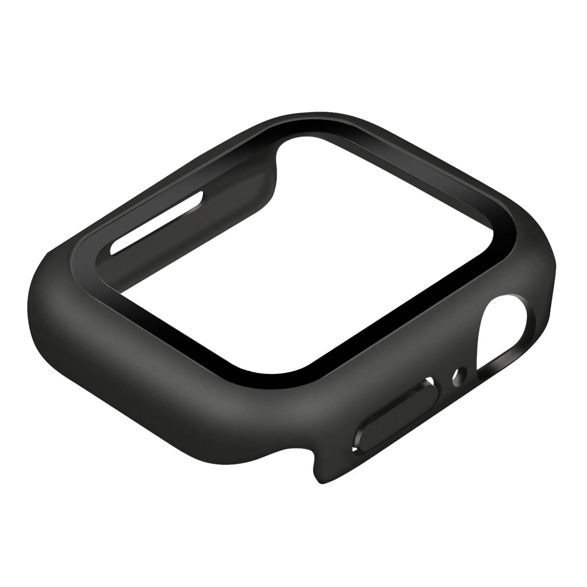 Twarde etui do zegarka Apple Watch serii 7 (41 mm) Miękkie w dotyku Enkay, czarne