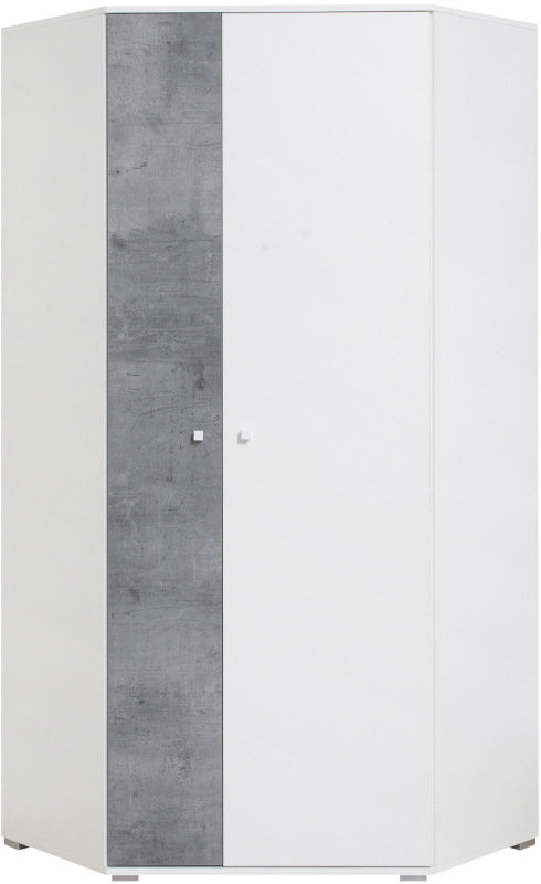 SZAFA NAROŻNA GARDEROBA BETON  SIGMA SI2