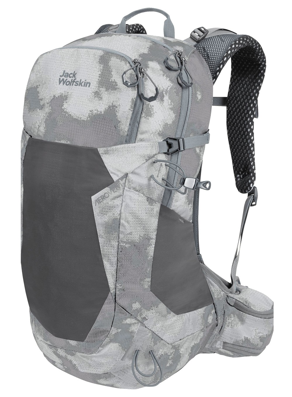 Plecak damski trekkingowy Jack Wolfskin Crosstrail 22 ST - silver all over
