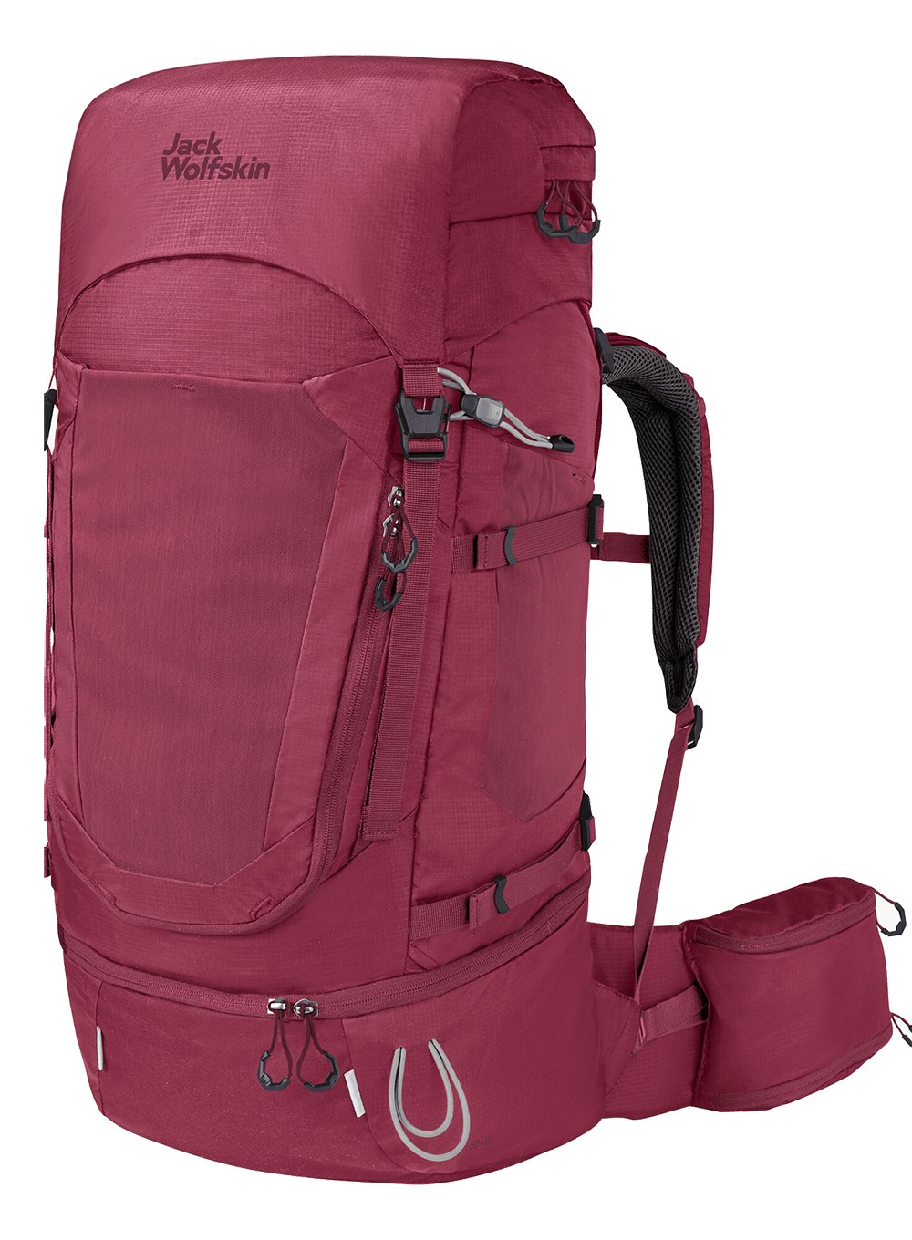 Plecak trekkingowy Jack Wolfskin Highland Trail 50+5 WOMEN - sangria red