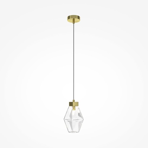 Kryształowa wisząca lampa Coctail Time MOD325PL-01G złota