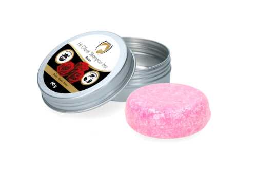 Holland Animal Care Szampon w kostce Hi Gloss Shampoo Bar 60g - HOLLAND - rose