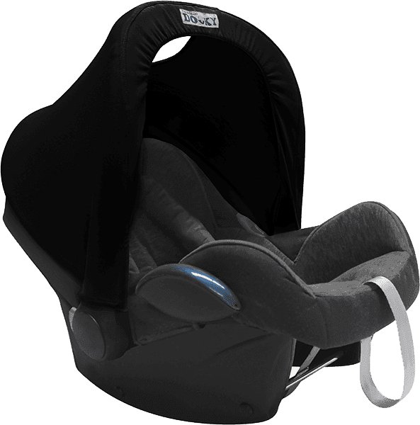 Original Dooky Oryginalna plandeka Dooky 126350 do foteli grupy 0, czarna 126350