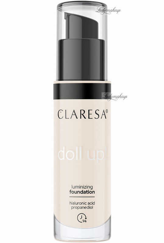 CLARESA - DOLL UP! - LUMINIZING FOUNDATION - Rozświetlający podkład do twarzy - 34 g - 01 - FAIR-LIGHT