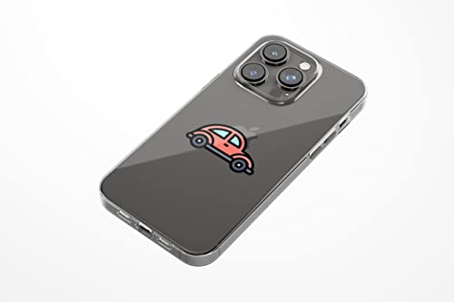 Bonateks, Etui z cyfrowym nadrukiem kompatybilne z iPhone 14 Pro, etui na telefon komórkowy, ochronne, odporne na uderzenia, silikonowe, elastyczne, przezroczyste etui na telefon
