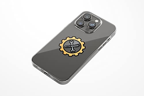 Bonateks, Etui z cyfrowym nadrukiem kompatybilne z iPhone 14 Pro, etui na telefon komórkowy, ochronne, odporne na uderzenia, silikonowe, elastyczne, przezroczyste etui na telefon