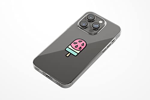 Bonateks, Etui z cyfrowym nadrukiem kompatybilne z iPhone 14 Pro, etui na telefon komórkowy, ochronne, odporne na uderzenia, silikonowe, elastyczne, przezroczyste etui na telefon
