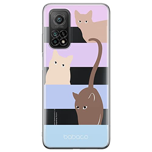 ERT GROUP etui na telefon Huawei P30, case oryginalny i oficjalnie licencjonowany przez Babaco, wzór Cats 014, optymalnie dopasowane, plecki z TPU częściowo przeźroczyste