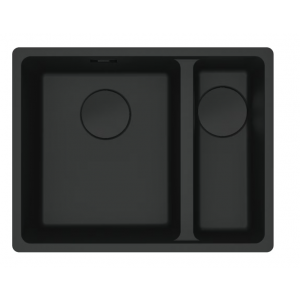Zlew FRANKE Maris MRG 160-34-15 czarny mat BLACK EDITION (125.0697.755)