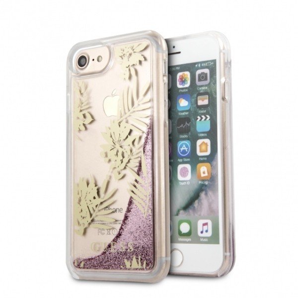 Guess GUHCP7GLUPPI iPhone 7 fioletowy