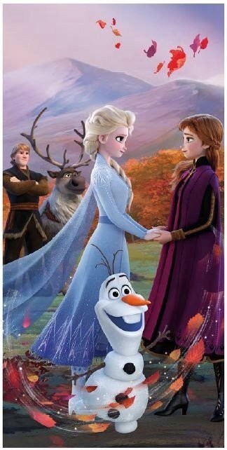 Ręcznik kąpielowy Frozen 2 wind, 70 x 140 cm