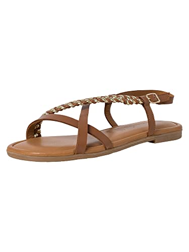Tamaris Sandały damskie 1-1-28146-20, Cognac Comb, 40 EU, Cognac Comb, 40 EU