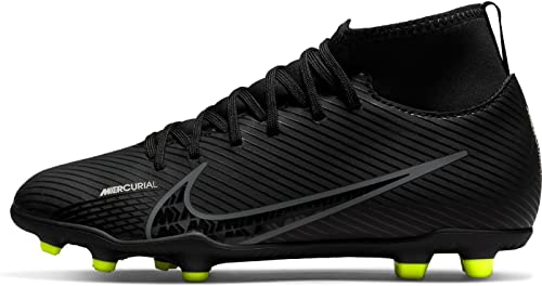 NIKE Jr. Mercurial Superfly 9 Club Fg/Mg High Top Chłopcy , Czarny Dk Smoke Grey Summit White Volt , 36.5 EU