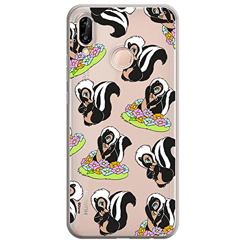 ERT GROUP etui na telefon Huawei P20 LITE, case oryginalny i oficjalnie licencjonowany przez Disney, wzór Pepe Le Pew 003, optymalnie dopasowane, plecki z TPU częściowo przeźroczyste