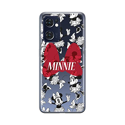 Etui Minnie 048 Disney Nadruk częściowy Przeźroczysty Producent: OPPO, Model: RENO 7 5G