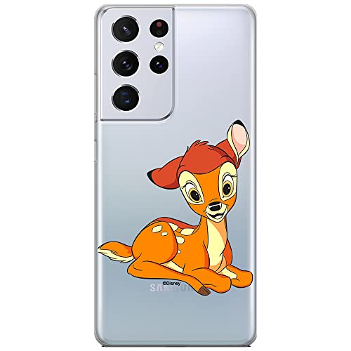 ERT GROUP etui na telefon Samsung S21 ULTRA, case oryginalny i oficjalnie licencjonowany przez Disney, wzór Bambi 016, optymalnie dopasowane, plecki z TPU częściowo przeźroczyste