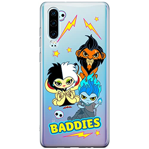 ERT GROUP etui na telefon Huawei P30, case oryginalny i oficjalnie licencjonowany przez Disney, wzór Disney Villains 004, optymalnie dopasowane, plecki z TPU częściowo przeźroczyste