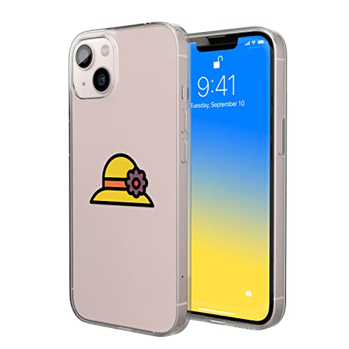 Bonateks, Etui na telefon komórkowy z cyfrowym nadrukiem, kompatybilne z iPhone 14, etui ochronne, odporne na uderzenia, silikonowe, elastyczne, przezroczyste etui na telefon