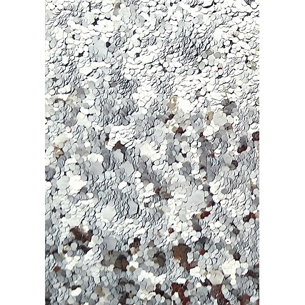 Papier ozdobny Galeria Papieru Cekiny srebrny 210g/m2 5ark. A4