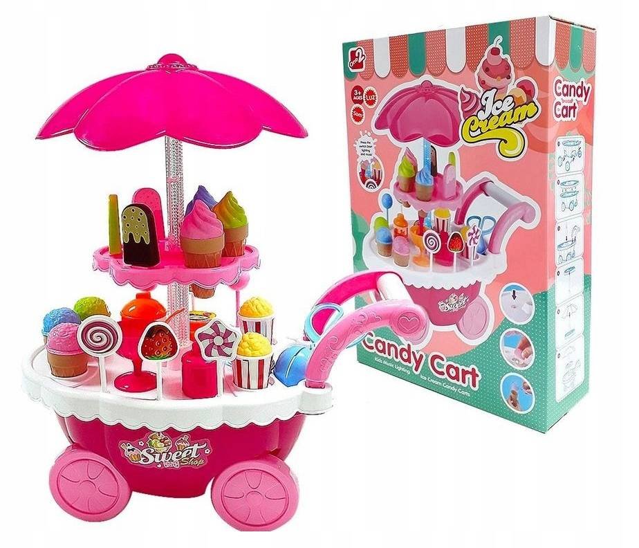 Norimpex Wózek Lodziarnia ze słodyczami Candy Cart 1003561 cena za 1 szt