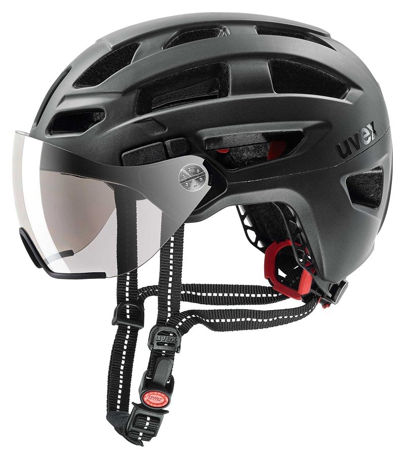 UVEX finale Visor City Trekking kask rowerowy czarna 2018, 52-57cm S4107530315
