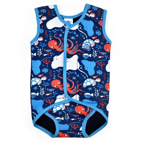 Splash About Wrap Wetsuit kombinezon dla niemowląt, unisex, Under the Sea, 6-18 miesięcy