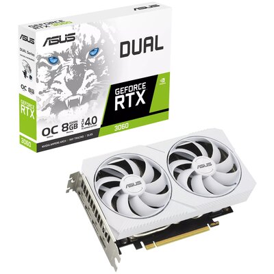 ASUS GeForce RTX 3060 Dual White OC 8GB GDDR6