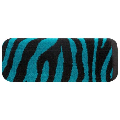 Ręcznik EUROFIRANY Zebra Czarno-turkusowy 50 x 90 cm