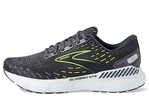 Brooks Glycerin GTS 20, Damskie tenisówki, Heban/Biały/Życie nocne, 40,5 EU, Ébène Blanc Vie Nocturne, 40.5 EU