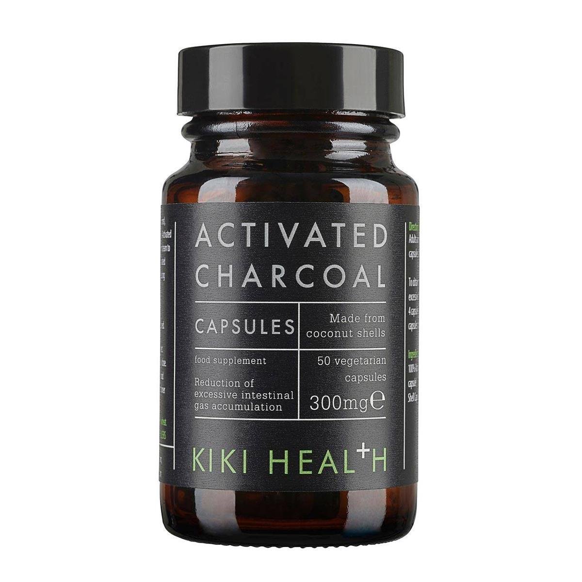 Kiki Health Aktywny Węgiel Drzewny - Activated Charcoal 300 mg (50 kaps.)