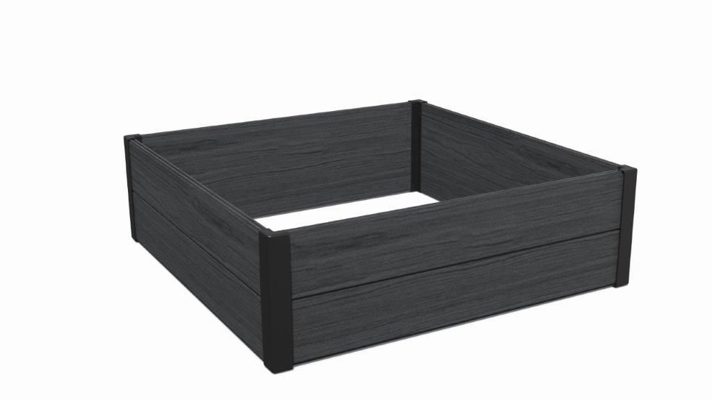 Obrzeże ogrodowe Keter Maple Garden Bed 106 x 32 cm, szare