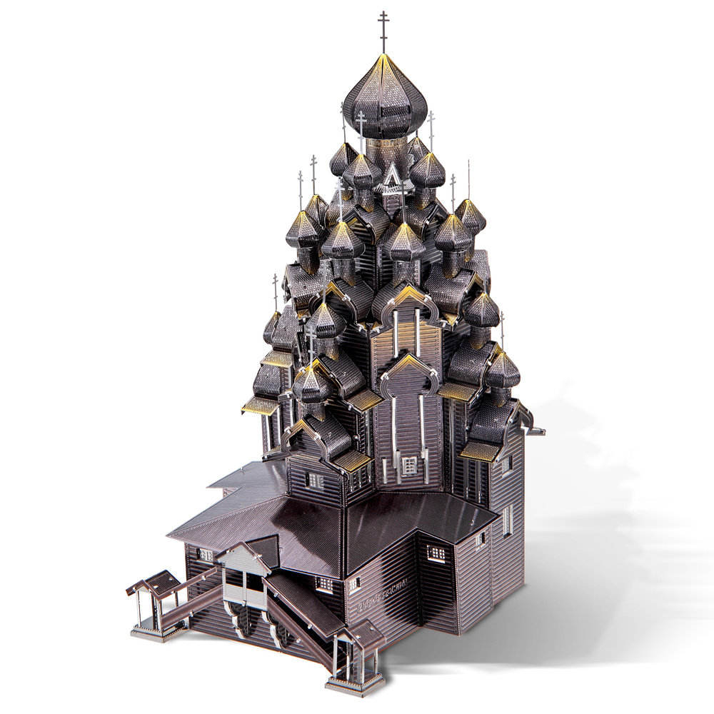 Piececool Puzzle Metalowe Model 3D - Koĺ›Ciăłĺ‚ Kizhi