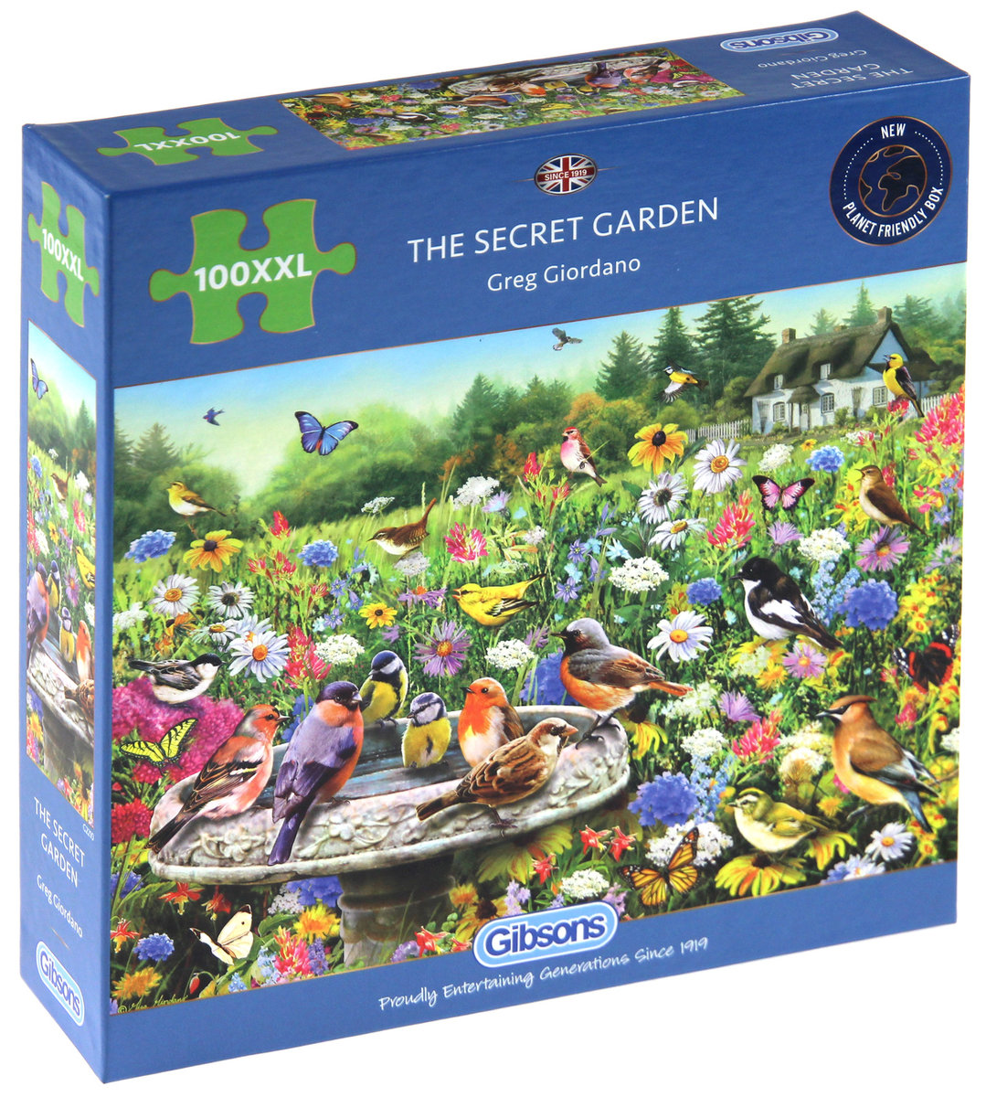 G3 Gibsons Puzzle 100 XXL Sekretny ogród
