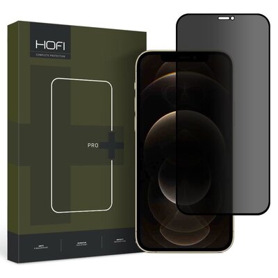 Szkło Prywatyzujące HOFI Anti Spy Glass Pro+ do Apple iPhone 12/12 Pro Privacy
