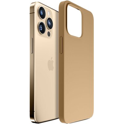 3mk Hardy Silicone Mag Case do iPhone 13 Pro złoty