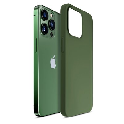 3mk Hardy Silicone Mag Case Alphine do iPhone 13 Pro Max zielony