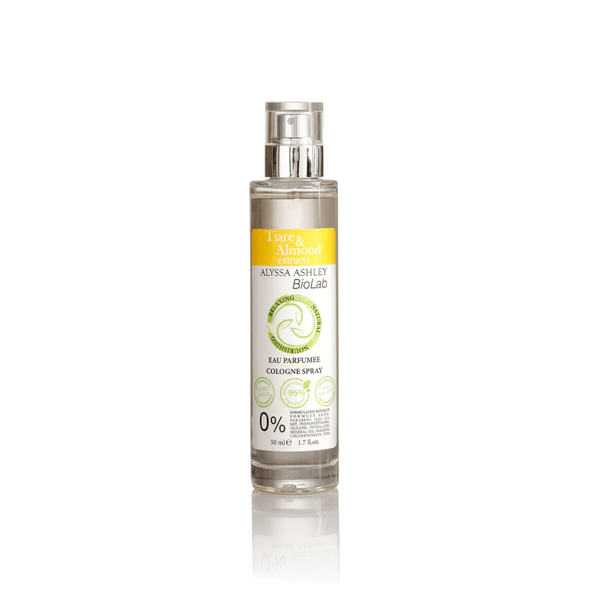 Alyssa Ashley Kwiat  biolab Tiaré & Migdał mleko Eau parfumée Cologne Spray 50 ML 3495080973110