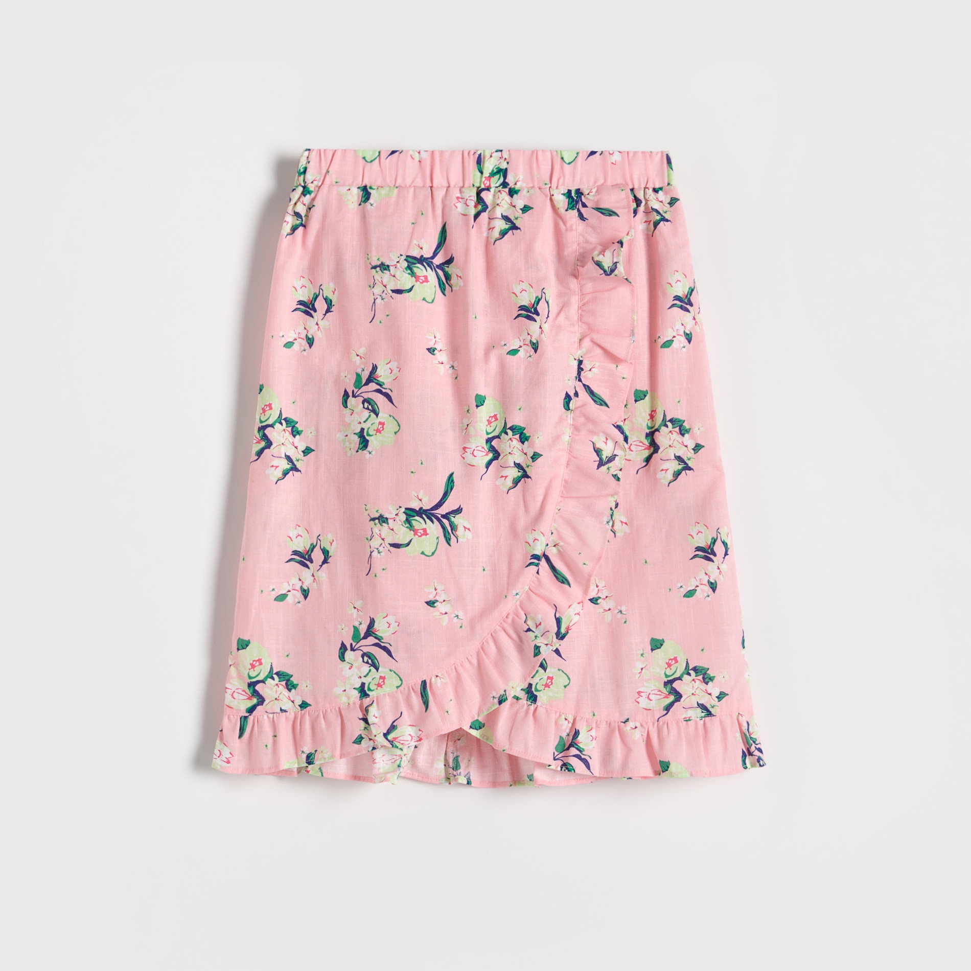 Reserved - Spódnica w kwiaty - Różowy