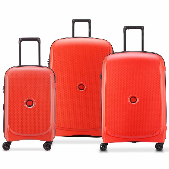 Delsey Belmont Plus 4 kółka Zestaw walizek 3-części blasses rot