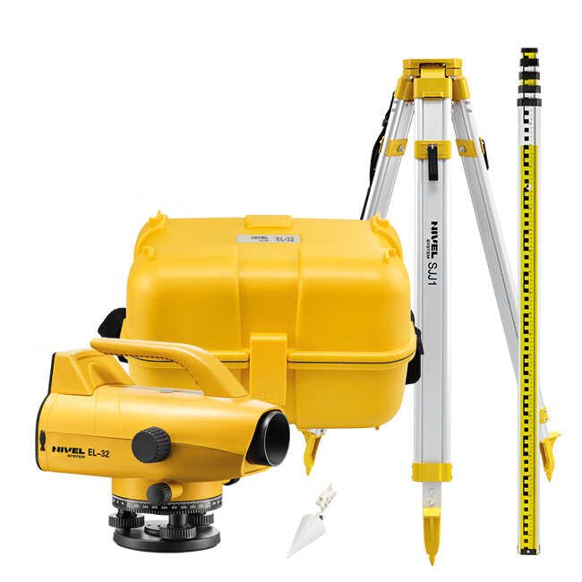 Niwelator kodowy EL-32 + łata kodowa 5m (TS-5) + statyw SJJ1