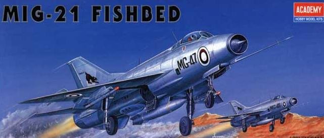 Academy, MiG21 Fishbed, Model do sklejania, 12+