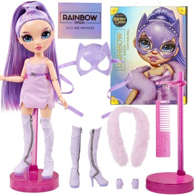 Rainbow High Fall Theme VC Violett Willow Kostium balowy Mga Entertainment