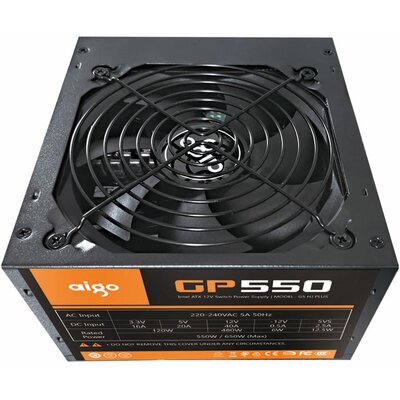 Zasilacz do komputera Aigo GP550 80 Plus Bronze 650W (czarny)