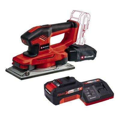 Szlifierka oscylacyjna EINHELL TE-OS 18/230 Li Solo + Akumulator EINHELL PXC 4512042 4Ah 18V + Ładowarka