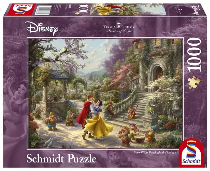 Puzzle 1000 PQ T. KINKADE Królewna krasnoludki - Schmidt Spiele Puzzle