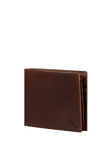 Samsonite Veggy SLG - portfel, 10,5 cm, brązowy (Dark Brown), brązowy (dark brown), koszulki na karty kredytowe męskie